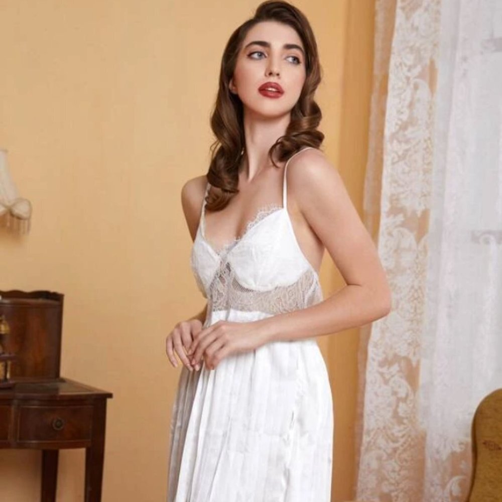 Slip dress white intimate size XS